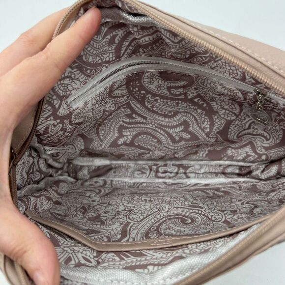 Bella‎ Russo Pink Quilted Crossbody Bag - Picture 3 of 6